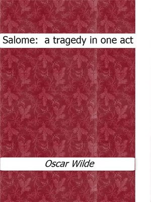 cover image of Salome --a tragedy in one act